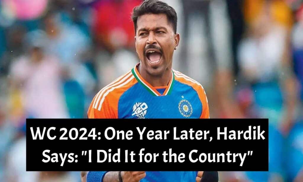 Hardik Pandya on T20 World Cup Anniversary