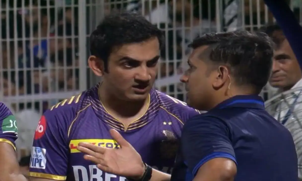 IPL 2024: Argument between Gambhir and Officer