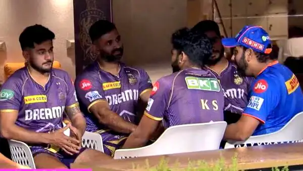 Rohit Sharma's conversation going viral on social media, the discussion also highlighted the possibility of him joining KKR.