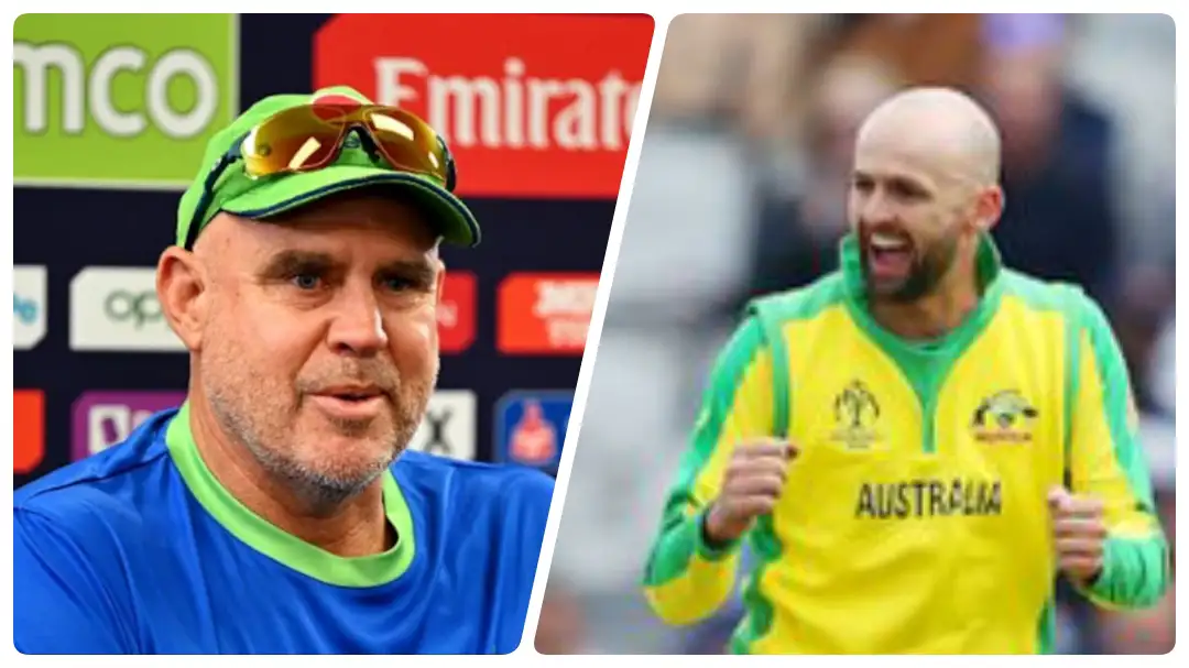 Matthew Hayden reacts to Lyon's comment
