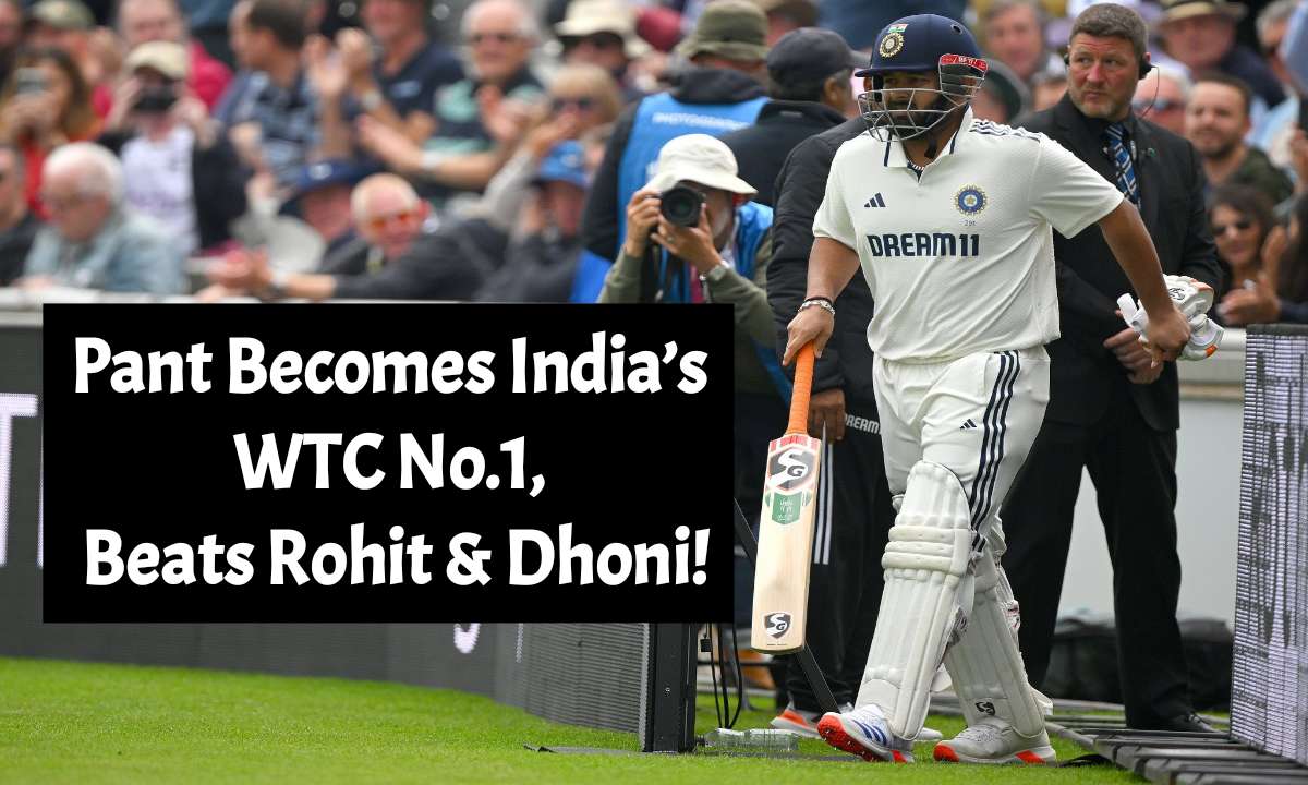 Pant Becomes India’s WTC No.1 – Beats Rohit & Dhoni!