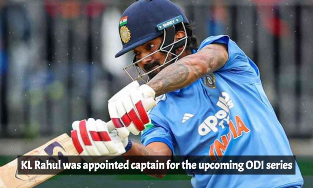 KL Rahul was appointed captain for the upcoming ODI series
