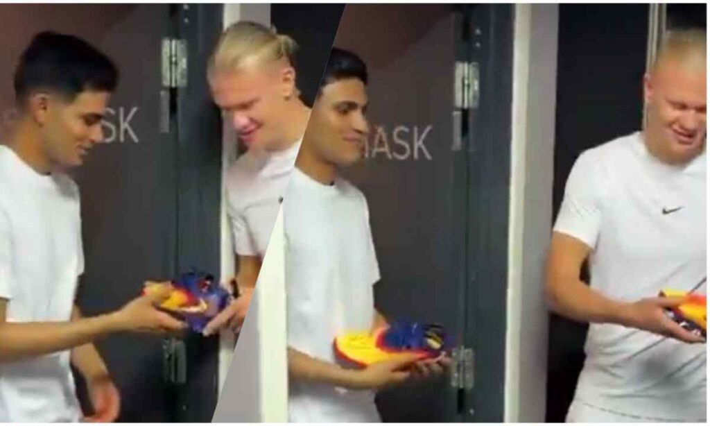 Shubman Gill Meets Erling Haaland: Cricket and Football Stars Share Special Moment