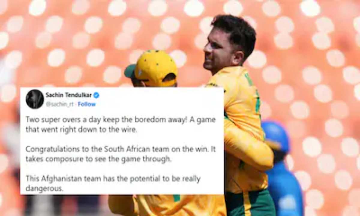 Sachin’s Big Verdict After 2 Super Over Thriller, Afghanistan Earns Respect Despite Loss